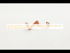 Nieuwe energieprecisie kopermetaalstempelonderdelen - harde koperen staaf - PACK-B - module positief - lont