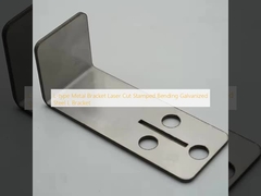 L-type Metal Bracket Laser Cut Stamped Bending Galvanized Steel L Bracket